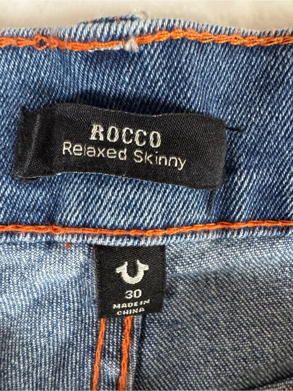 True Religion Rocco Relaxed Skinny Denim Shorts Men’s Size 30 Jean Short